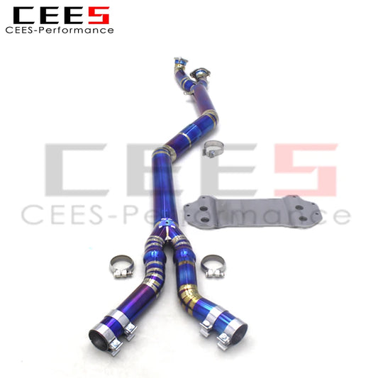 Middle pipe/Mid pipe For BMW M2 G87 2023 Titanium Exhaust Pipe With Extended Brace Racing Exhaust System