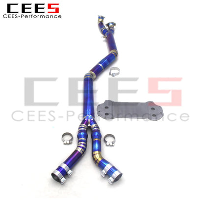 Middle pipe/Mid pipe For BMW M2 G87 2023 Titanium Exhaust Pipe With Extended Brace Racing Exhaust System