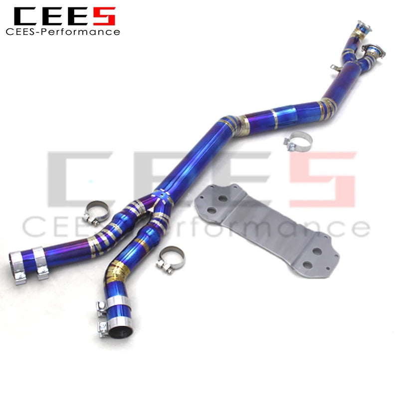 Middle pipe/Mid pipe For BMW M2 G87 2023 Titanium Exhaust Pipe With Extended Brace Racing Exhaust System