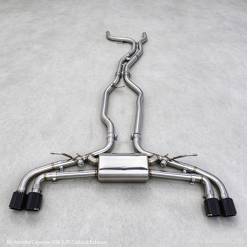 Porsche Cayenne 958 3.0T exhaust
