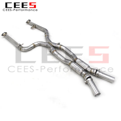 CEES  Equal Length Midpipe For BMW M3/M4 G80/G82 3.0T 2021-2025 Performance 304  Exhaust Pipes Car Exhaust Systems