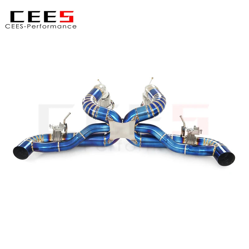 CEES Catback Exhaust System For Mclaren GT 4.0T 2019-2023 Titanium Performance Exhaust valve control Exhaust Pipe Muffler