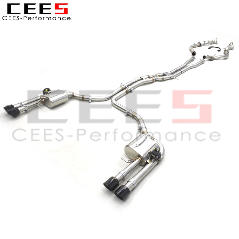 cees for Audi S8 D4 4.0T 2013-2018 Valved Sport Exhaust System