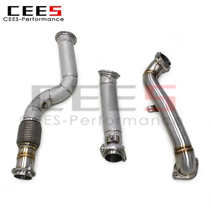 BMW G80/G82/G83 M3/M4 With Free Flow Tube Downpipes Exhaust System