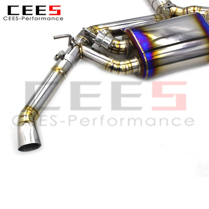 CEES Catback Exhaust For Mercedes-Benz CLA45 AMG 2.0T 2014-2019 Titanium alloy Car high Performance valvetronic Exhaust mufflers