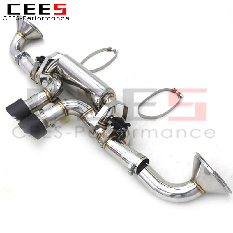 CEES Catback Exhaust System For Porsche 911 992 GT3 4.0 2017-2023 Stainless Steel Exhaust Pipe Muffler Exhaust valve control