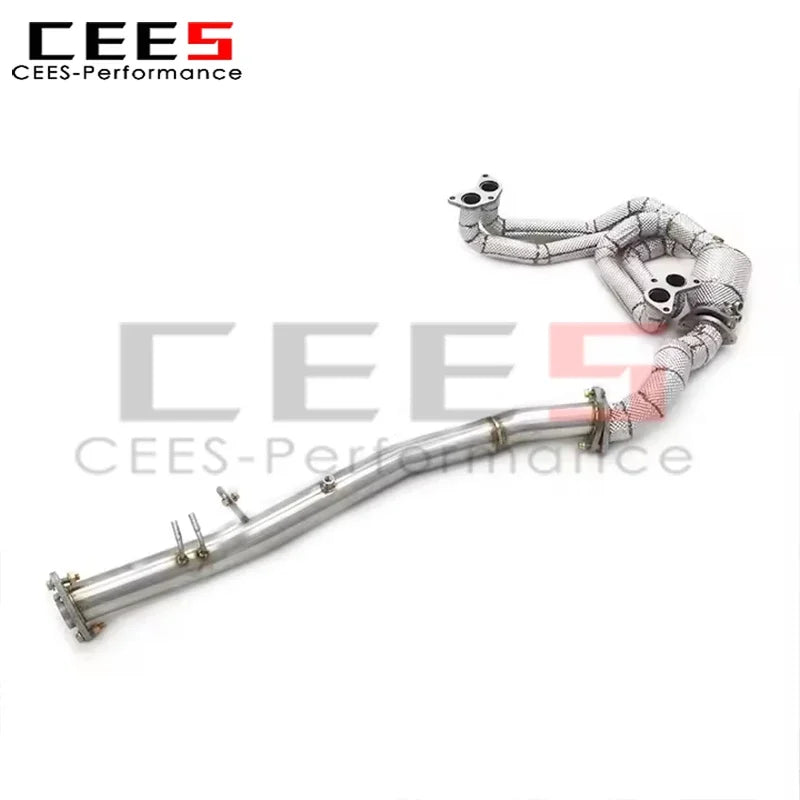 cees Stainless Steel Exhaust Manifold Header for Toyota GR86/86 2.0 2022-2023 Front Pipe S Pipe Downpipe with Catalyst System