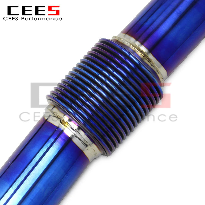 Chevrolet CORVETTE C8 Z06 2019-2025 Titanium Straight Pipe Exhaust System