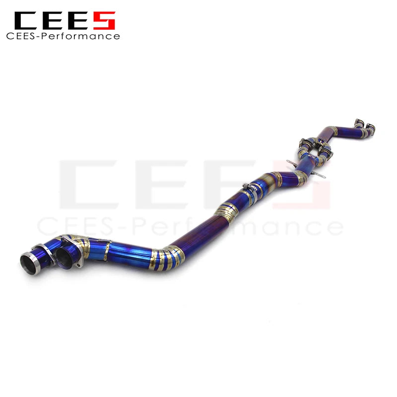 CEES For BMW M3 E46 2004-2006 Titanium Performance Mid pipe Car Exhaust pipe Single middle tube