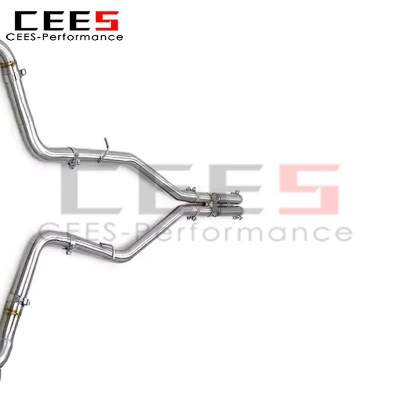 cees Tuning Exhaust Pipe Escape Assembly for Dodge Challenger 5.7L RT 2016-2022 Stainless Steel Catback Exhaust Muffler System