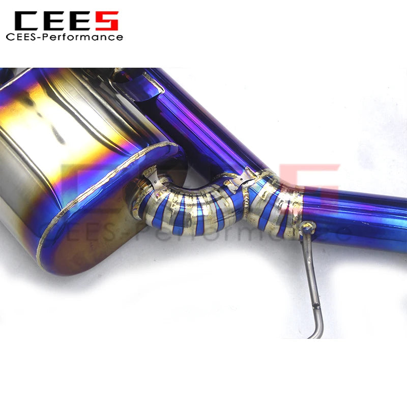 CEES Titanium Valvetronic Exhaust Mufflers For BMW M6 E63 V10 5.0L 2006-2010 Sport Exhaust System Exhaust pipe accessories