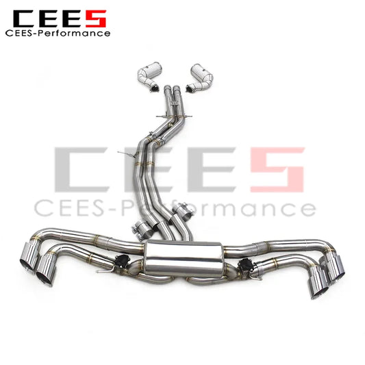 CEES Catback Exhaust Downpipe Full Exhaust for Lamborghini URUS 4.0 2018-2023 Titanium Performance Escape Exhaust Pipe