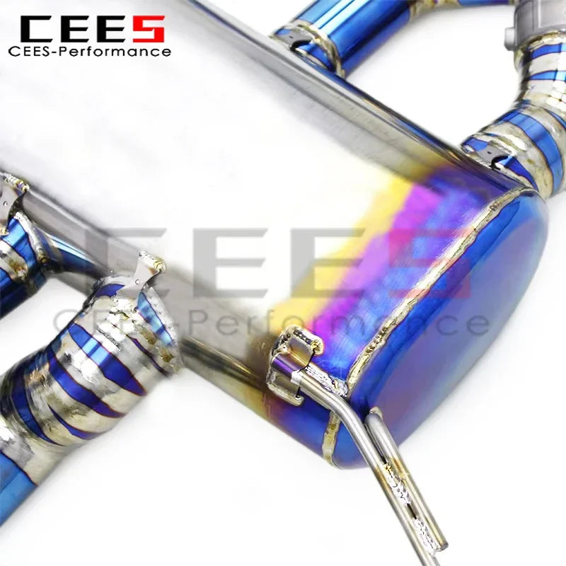 cees Performance Titanium Catback Exhaust Escape Car Exhaust Muffler M/MP for BMW M3/M4 G80/G82 3.0T 2019-2023 Exhaust System