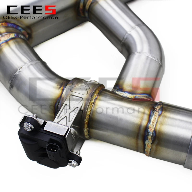 CEES Suitable for MP Bumper Exhaust Pipe for BMW M3/M4 G80/G82/G83 3.0T 2019-2023 Stainless Steel Catback Exhaust System