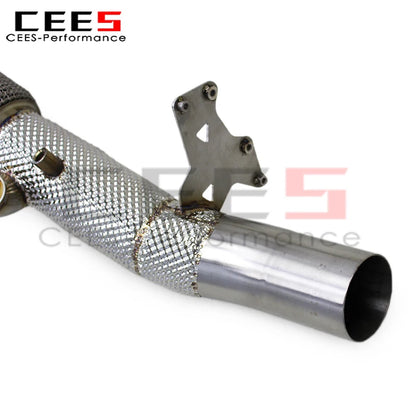 cees Downpipe Pipes for Ferrari 296 GTB V6 3.0T 2021-2024 Tuning Auto Stainless Steel Free Flow Pipe Exhaust Downpipe System