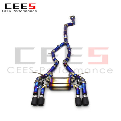 CEES Catback Exhaust Valve Titanium Exhaust Pipes Car Exhaust Muffler for BMW M3/M4 F80/F82 3.0T 2015-2019