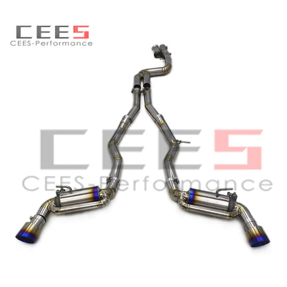 CEES High Performance valvetronic Exhaust mufflers For Toyota Supra A90 3.0T 2020-2023 Custom large diameter exhaust