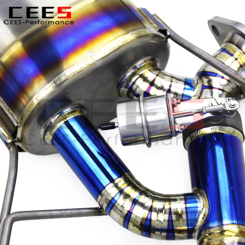 CEES Catback Exhaust System Assembly DB9 V12 6.0L 2004-2017 Escape High Performance Titanium Alloy Car Exhaust Pipe Muffler