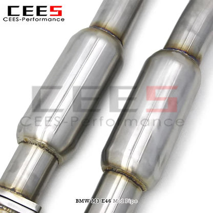 BMW M3 E46 Mid pipe Valved Sport Exhaust System