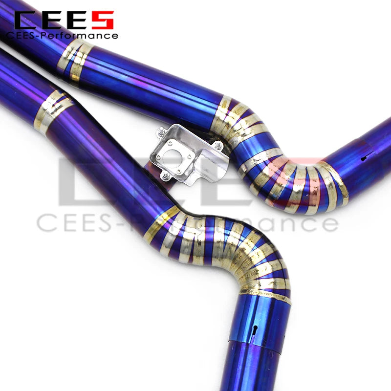 cees Tuning Catback Exhaust for Mercedes-Benz C63/C63S AMG W205 4.0T 2015-2020 Escape Titanium Valvetronic Exhaust Muffler