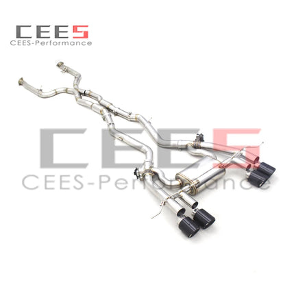 CEES Catback Exhaust for BMW M3 G80 3.0T 2020-2025 Valved Catback System Tuning Performance Stainless Steel Muffler Exhaust