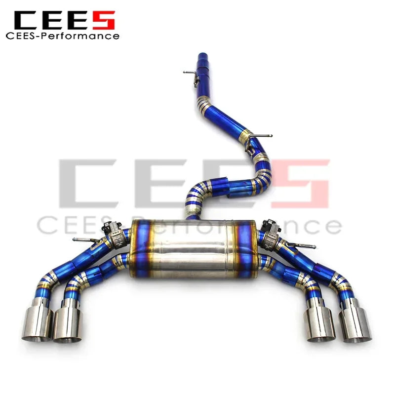 CEES Sport Muffler Catback Exhaust for VW GOLF MK7 7R 7.5R 2.0T 2012-2019 Valvetronic Exhaust Pipe Catback System