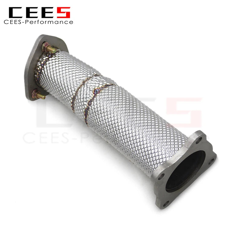 Audi Q5 2.0T 2018-2020 Stainless Steel Heat Shield Downpipe Exhaust System