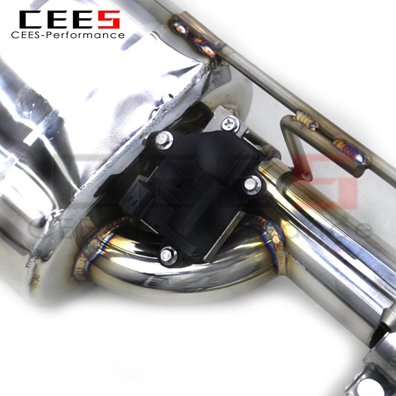 CEES Catback Exhaust for Jeep Wranler JK JL 3.6 2.0Turbo 2007-2020 Tuning Performance Exhaust Systems T304 Valve Exhaust Pipes