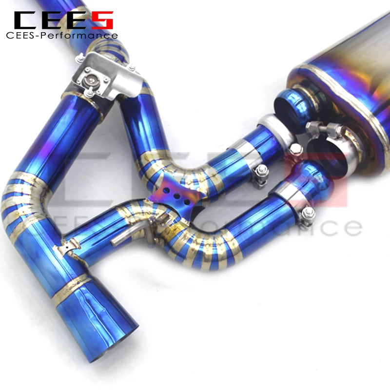 CEES Performance Titanium Exhaust Pipe Muffler Escape Catback Exhaust System For Mercedes-Benz AMG GT/GTS(C190) 4.0T2014-2023