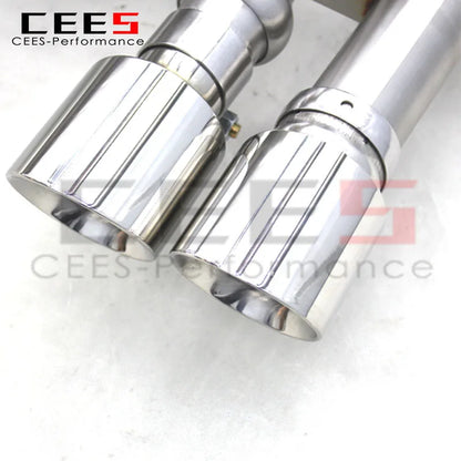 CEES Catback Exhaust System Stainless Steel Exhaust Pipe Valvetronic escape For BMW M2 F87 3.0T 2014-2018