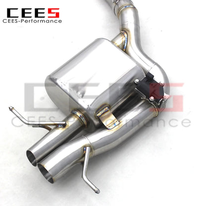 CEES Performance Catback Exhaust muffler For Mercedes-Benz S560 W222 2018-2019 Stainless Steel Valvetronic Muffler pipe