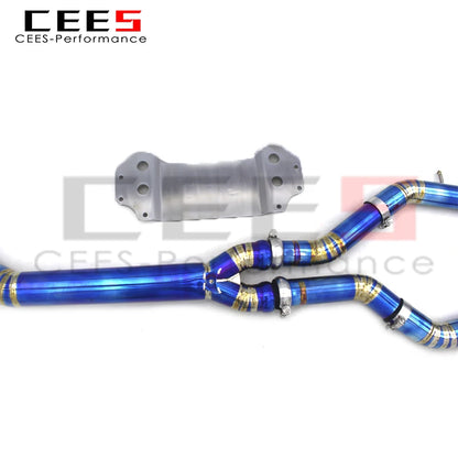 CEES Titanium Exhaust Pipes For BMW M2 G87 2023 High Performance Catback Exhaust mufflers convert sound