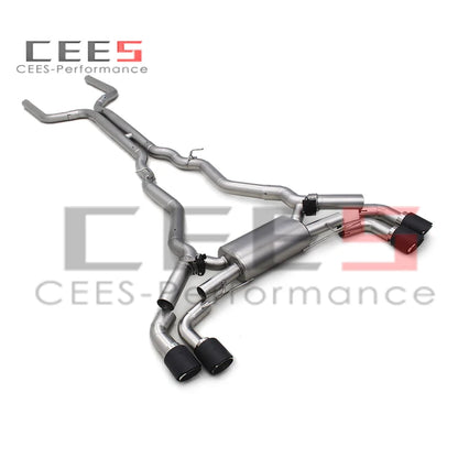 CEES Performance for BMW M5 F90 4.4T 2018-2023 Tuning Valvetronic Muffler Catback Exhaust System With Valve  Sistemas De Escape