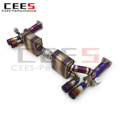 cees Catback Exhaust System Titanium High Performance Exhaust valve control Exhaust Pipe For Porsche 911 996 TURBO 1997-2005