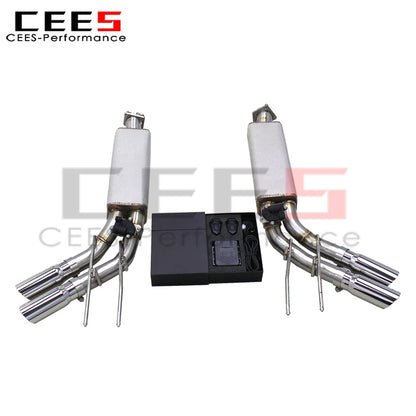 cees Valvetronic Catback Exhaust pipe for Mercedes-Benz G63 AMG W463 2013-2019 Exhaust System G63 Exhaust Downpipe