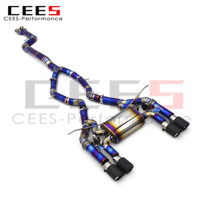 CEES Catback Exhaust Valve Titanium Exhaust Pipes Car Exhaust Muffler for BMW M3/M4 F80/F82 3.0T 2015-2019