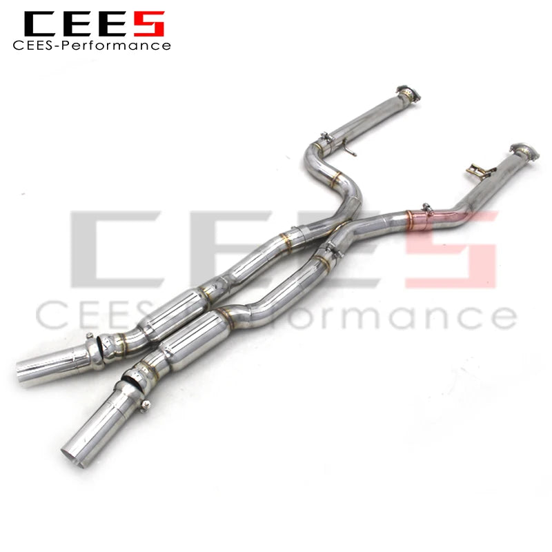 CEES  Equal Length Midpipe For BMW M3/M4 G80/G82 3.0T 2021-2025 Performance 304  Exhaust Pipes Car Exhaust Systems