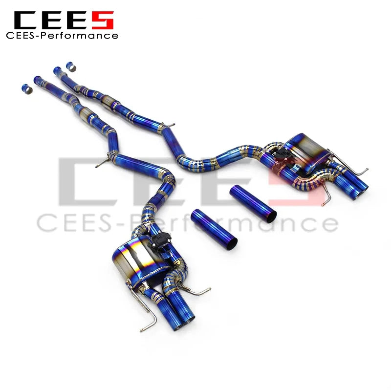 cees Catback Exhaust Pips for Mercedes-Benz S350 3.0T 2012-2023 Performance Titanium Exhaust Pipe Muffler System Assembly