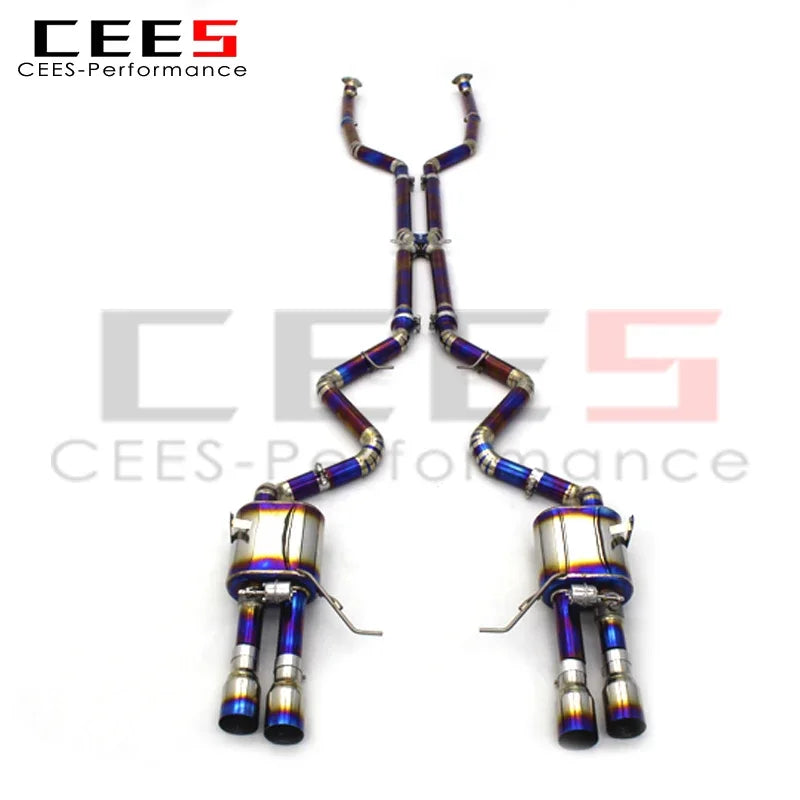 cees Catback Exhaust for BMW M3 E90/E92/E93 4.0L 2007-2013 High Performance Titanium Alloy Racing Exhaust System Assembly