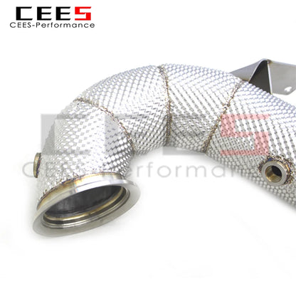 Downpipe For Mercedes-Benz A45 CLA45 National 6 2.0T 2014- SS304 stainless steel Catless downpipe without catalyst