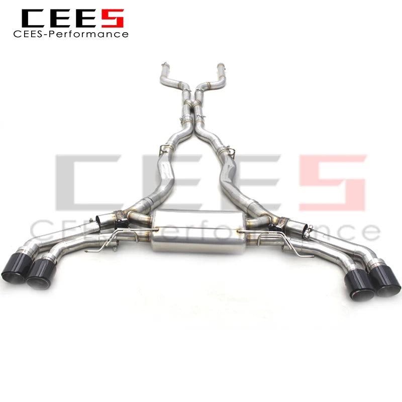 CEES Valved Catback Exhaust For BMW X6/X6M 4.4TT 2008-2018 Performance 304 Stainless Steel Exhaust Pipe Muffler