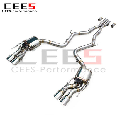 Mercedes Benz S63 AMG W221 6.2L 2008-2012 Valved Sport Exhaust System