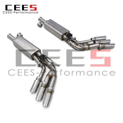 CEES Stainless Steel Racing Exhaust Pipes For Mercedes-Benz G63 W464 4.0T 2019-2023 Performance Muffler Exhaust Catback Exhasut