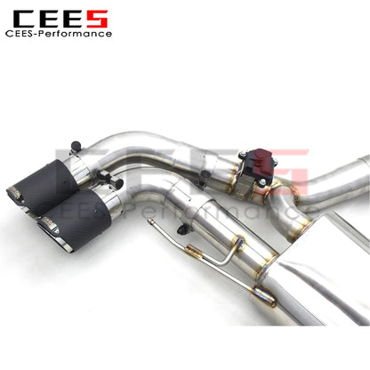 cees Catback Exhaust Valvetronic for BMW M340/M340i 3.0T 2019-2023 SS304 Stainless Steel Racing Exhaust Muffler System Assembly