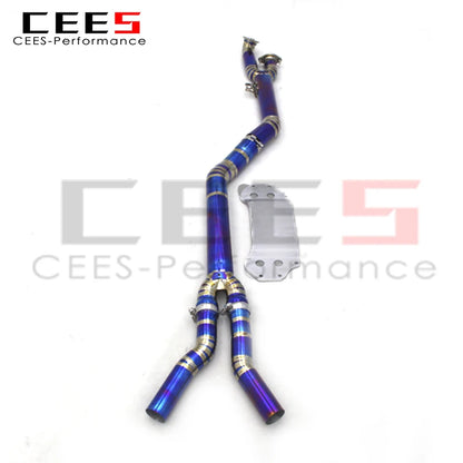 Wholesale New Style performance Titanium Single Midpipe For BMW M3/M4 G80/G8X 3.0T 2020-2025 Car Accessories Exhaust Systems