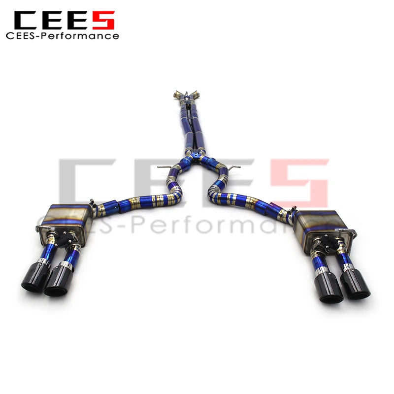 cees Titanium Valvetronic Catback Exhaust  for Porsche Panamera Turbo S E-Hybrid 4.0TT 2018- Tuning Performance Exhaust Pipes