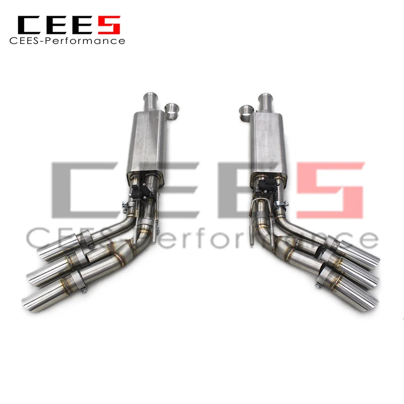 CEES Stainless Steel Racing Exhaust Pipes For Mercedes-Benz G63 W464 4.0T 2019-2023 Performance Muffler Exhaust Catback Exhasut