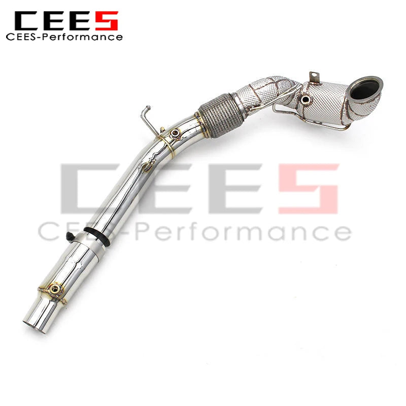 Audi Q3 2.0T 2019-2021 Stainless Steel Downpipe Exhaust with OPF/GPF