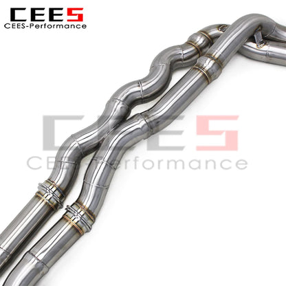 cees Tuning Catback Exhaust Pipes for BMW M3/M4 F80/F82 3.0T 2014-2019 Stainless Steel Exhaust Pipe Escape Valve Muffler System