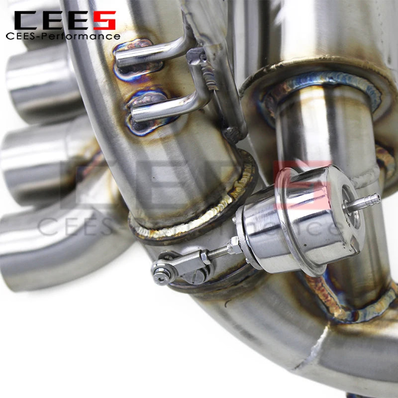 CEES Exhaust Pipes for Lamborghini Aventador LP700 6.5L 2011-2016 Racing Escape Stainless Steel Exhaust Pipe Muffler System